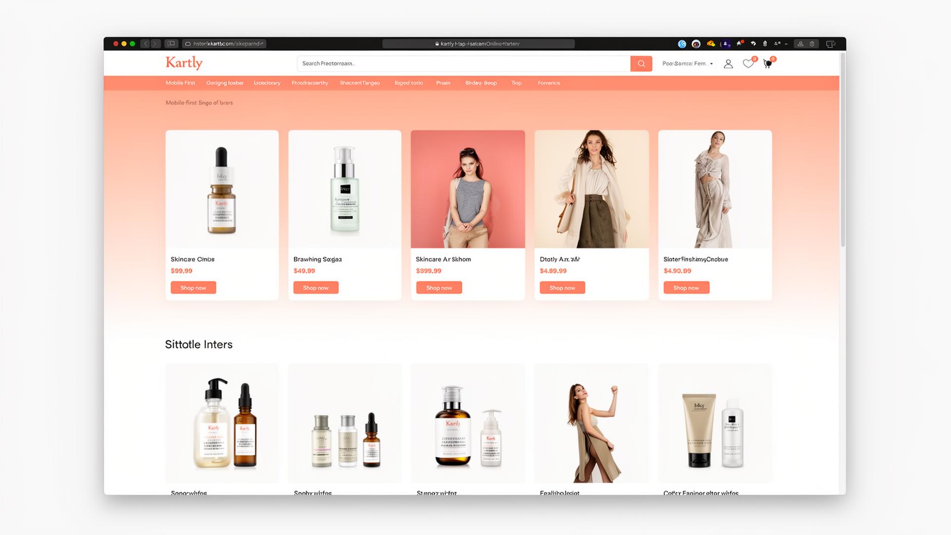 Kartly Storefront preview
